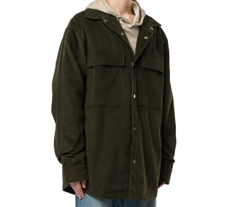 Fear of God Shirt Jacket Unisex Olive Green FOG-SS20-116