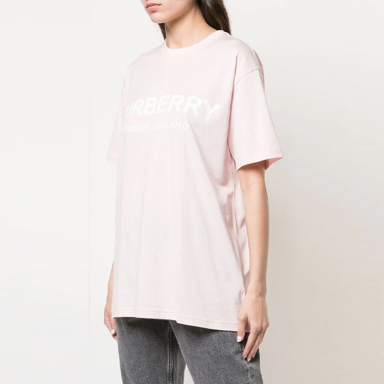 Burberry SS21 Logo Printing Short Sleeve Pink 80102241
