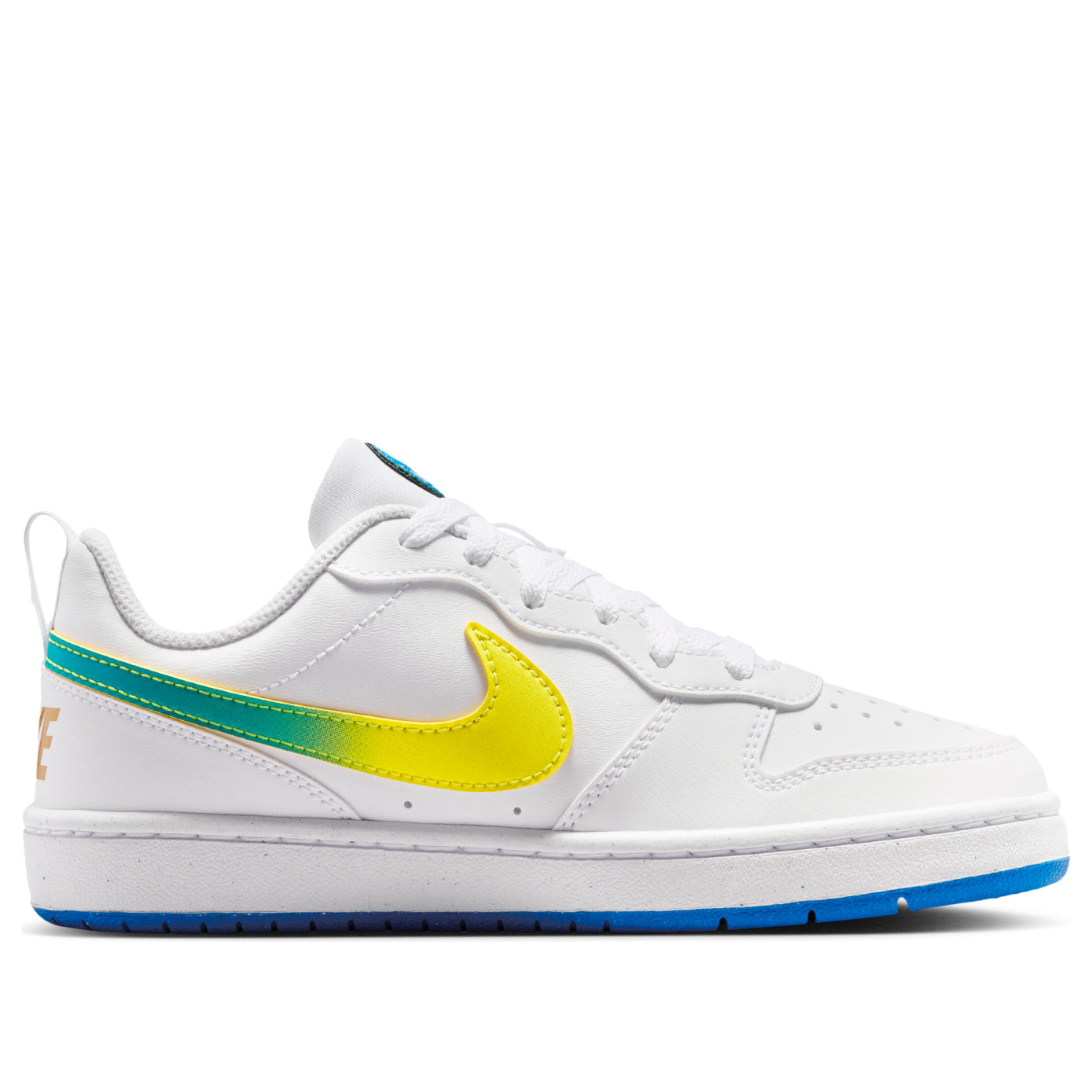 (GS) Nike Court Borough Low 'White Soar Sonic Yellow' IR3997-100
