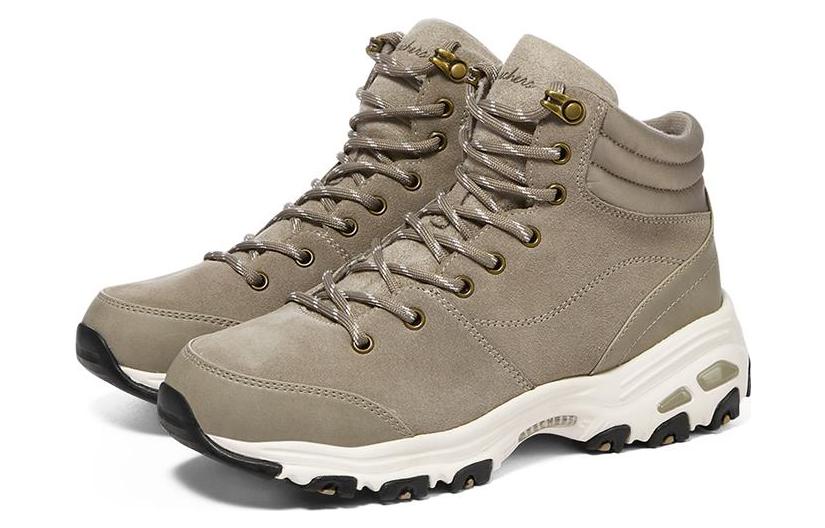 (WMNS) Skechers D'Lites 'New Chills - Taupe' 167264-TPE