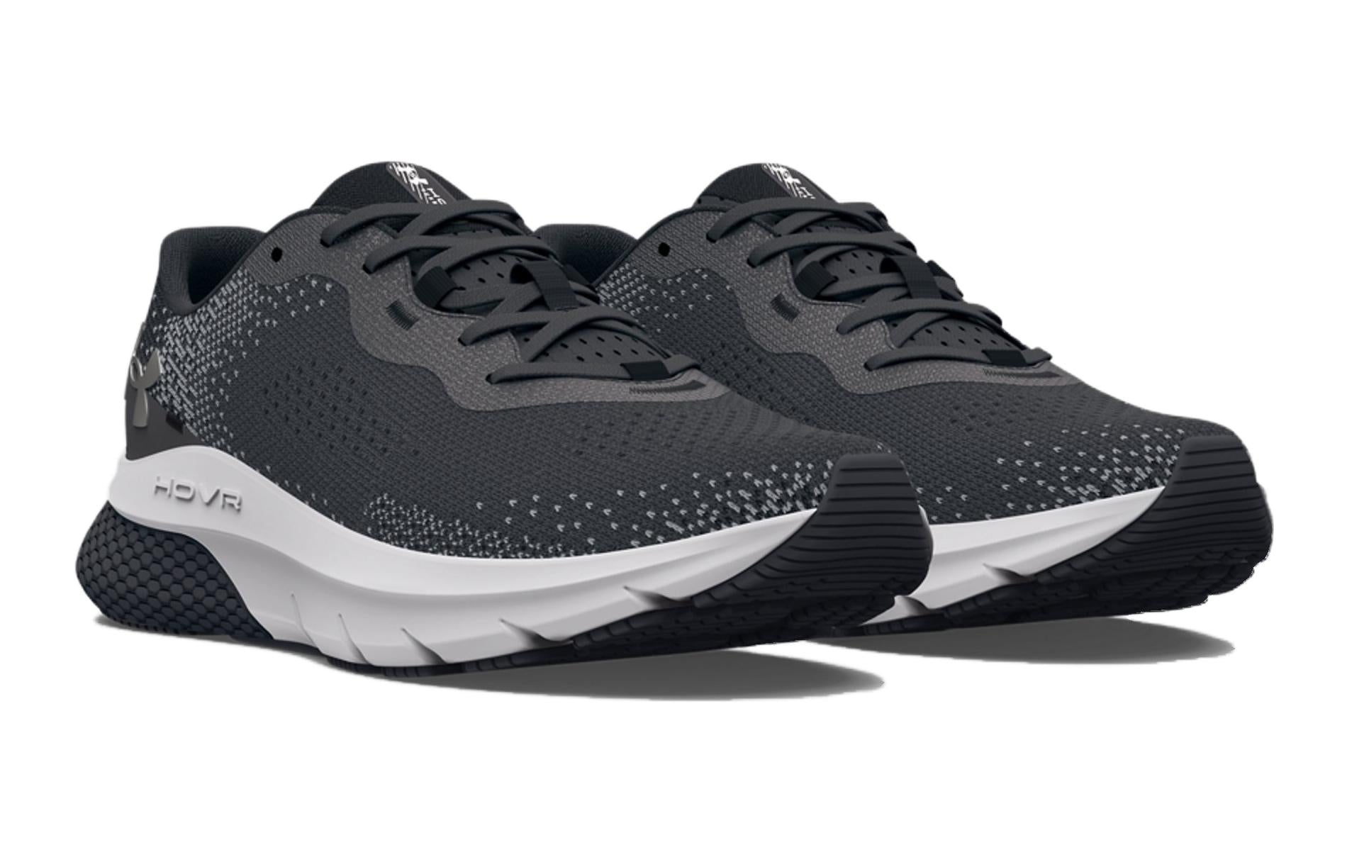 (GS) Under Armour HOVR Turbulence 2 'Jet Grey Metallic Silver' 3027775-101