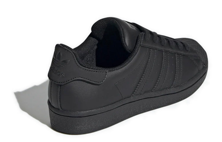 (GS) adidas Superstar J 'Triple Black' FV3702