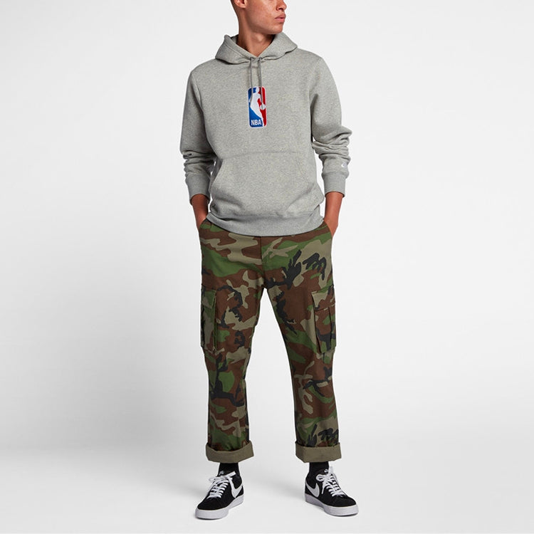 Nike SB x NBA Crossover Casual Sports hooded Printing Gray 938413-063