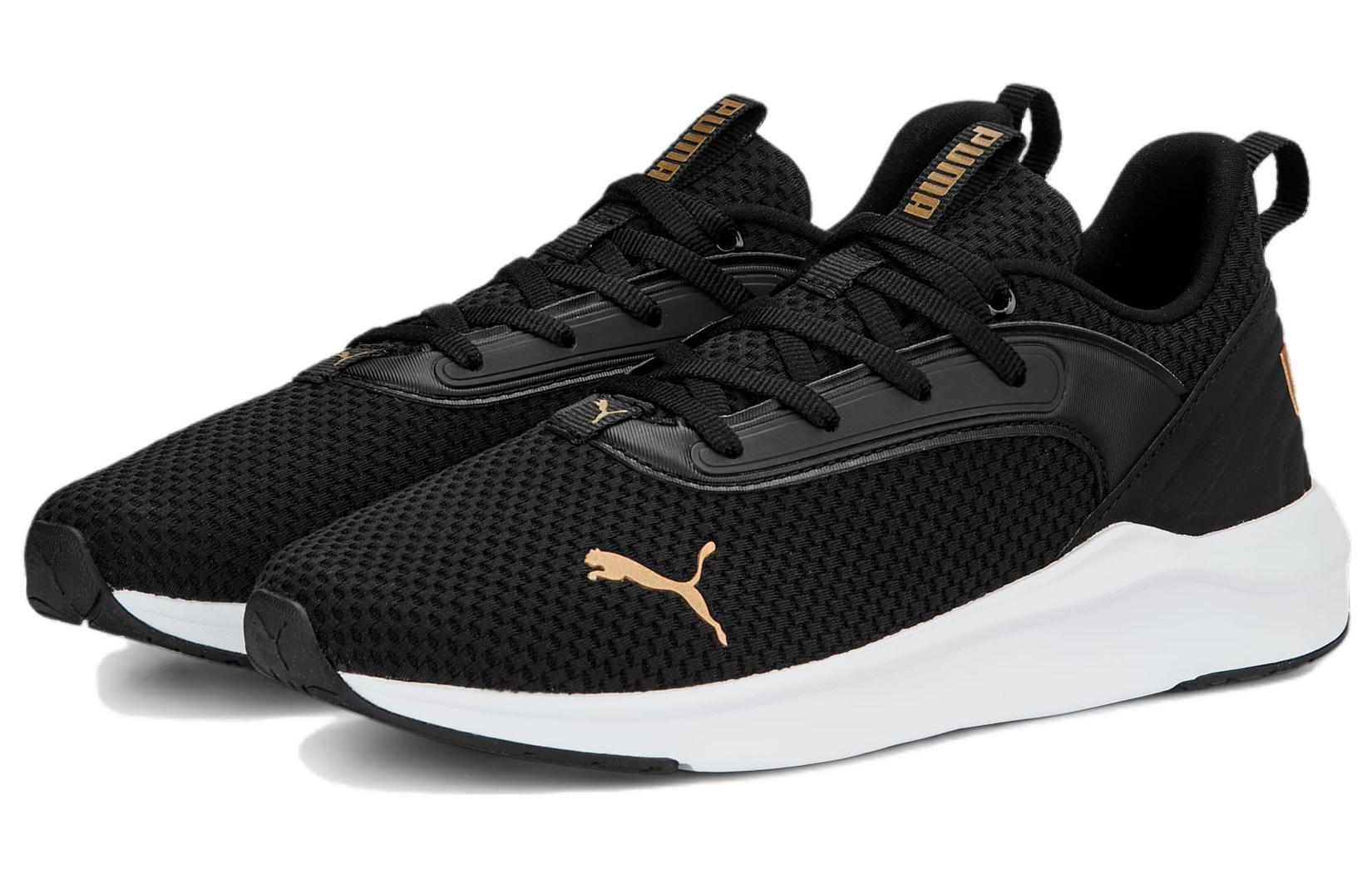(WMNS) PUMA Softride Flair 'Black Gold' 377904-01