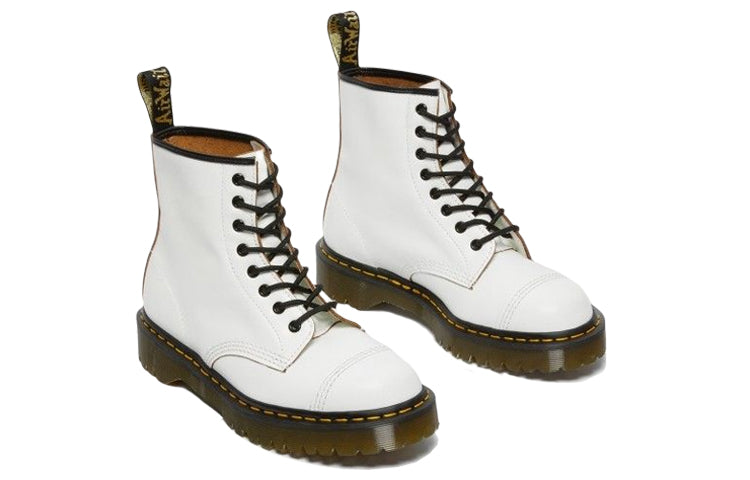 Dr. Martens 1460 Bex Made in England Toe Cap Lace Up Boots 'White' 27386100