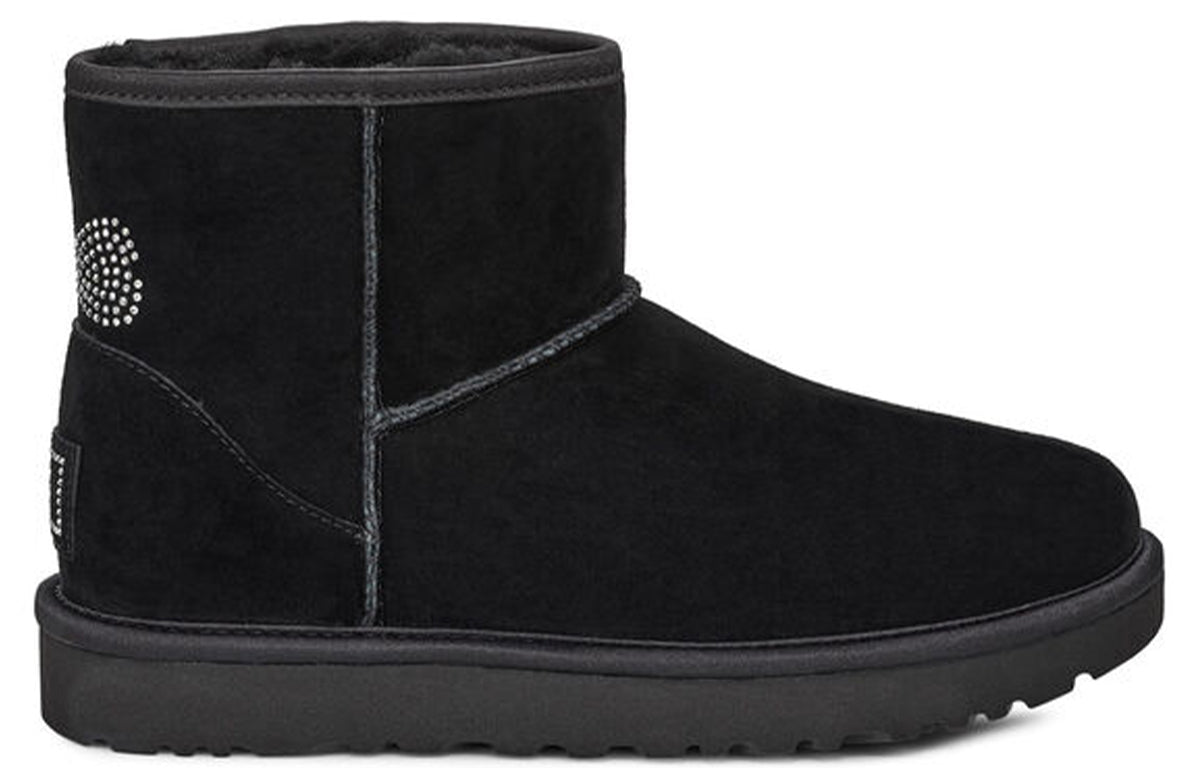 (WMNS) UGG Classic Mini Crystal 'Black' 1111790-BLK