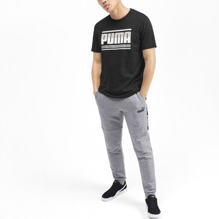 PUMA Graphic Logo Tee 'Black' 580191-01