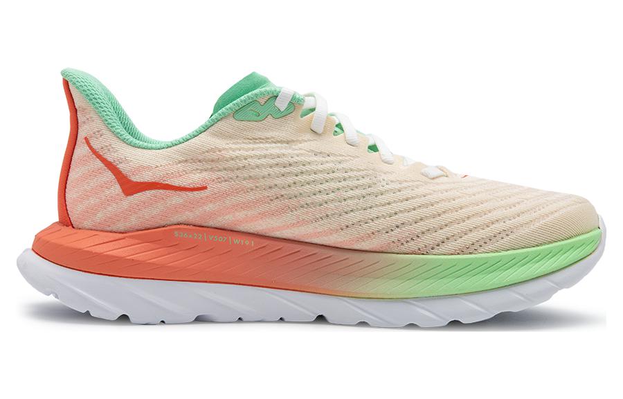 (WMNS) HOKA ONE ONE Mach 5 'Orange Mint Green' 1127894-SPPR