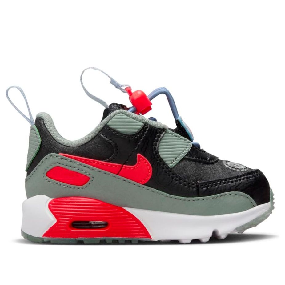 (TD) Nike Air Max 90 Toggle SE 'Black Green Bright Crimson' FB9116-001