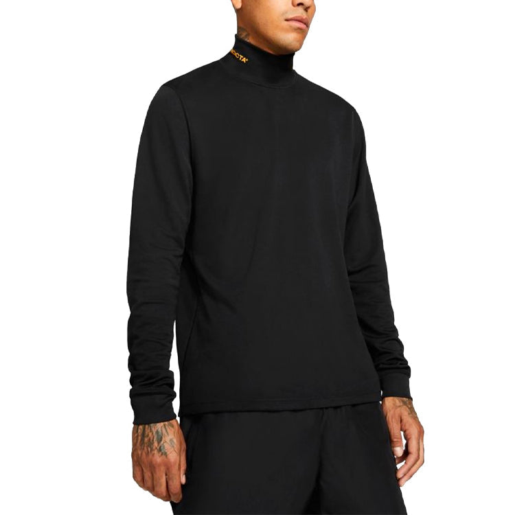 Nike x NOCTA Drake Up Collar Long-Sleeve Top 'Black' DA4107-010
