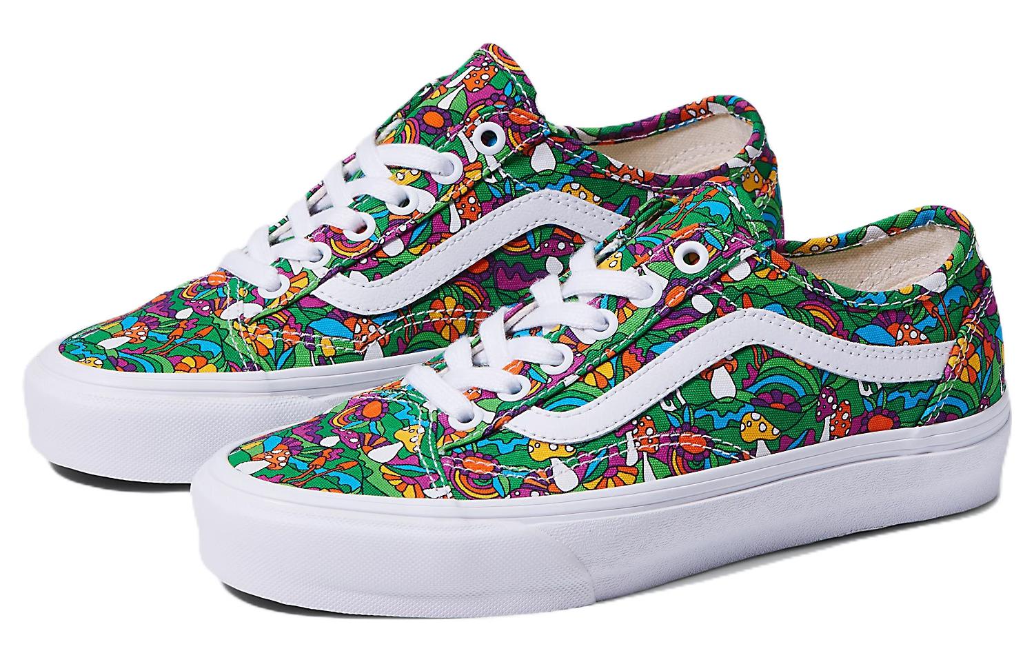 Vans Old Skool Tapered 'Green Purple White' VN0A54F4DZQ