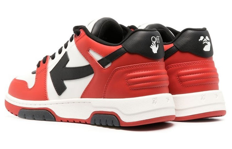 Off-White Out of Office Low Sneaker 'Red White Black' OMIA189S23LEA0012510