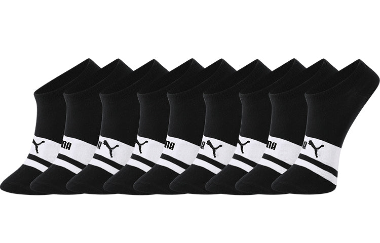 PUMA Unisex Invisible Socks 3 pack 'Black White' 701206513-001