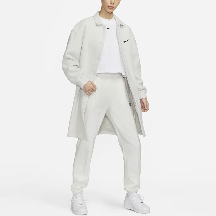 (WMNS) Nike Sportswear Sherpa Coaches Jacket (Asia Sizing) 'Grey' DV7817-072