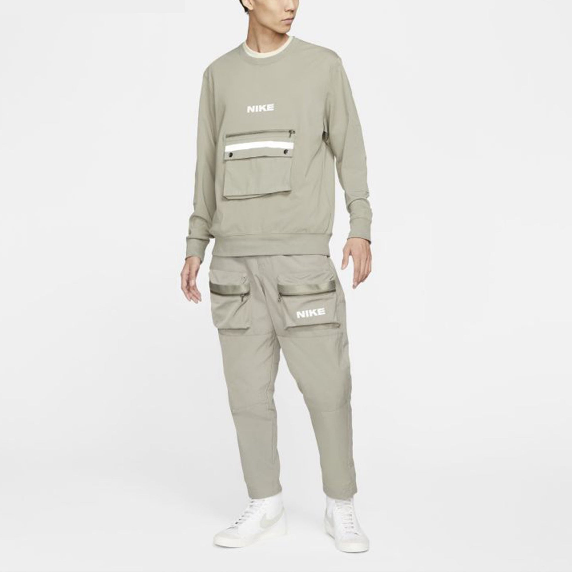 Nike Nsw City Made Athleisure Casual Sports Big Pocket Round Neck Pullover DA0070-320