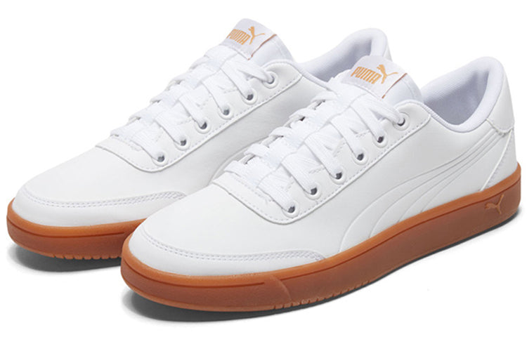 PUMA Court Breaker L Mono 'White Brown' 364976-04