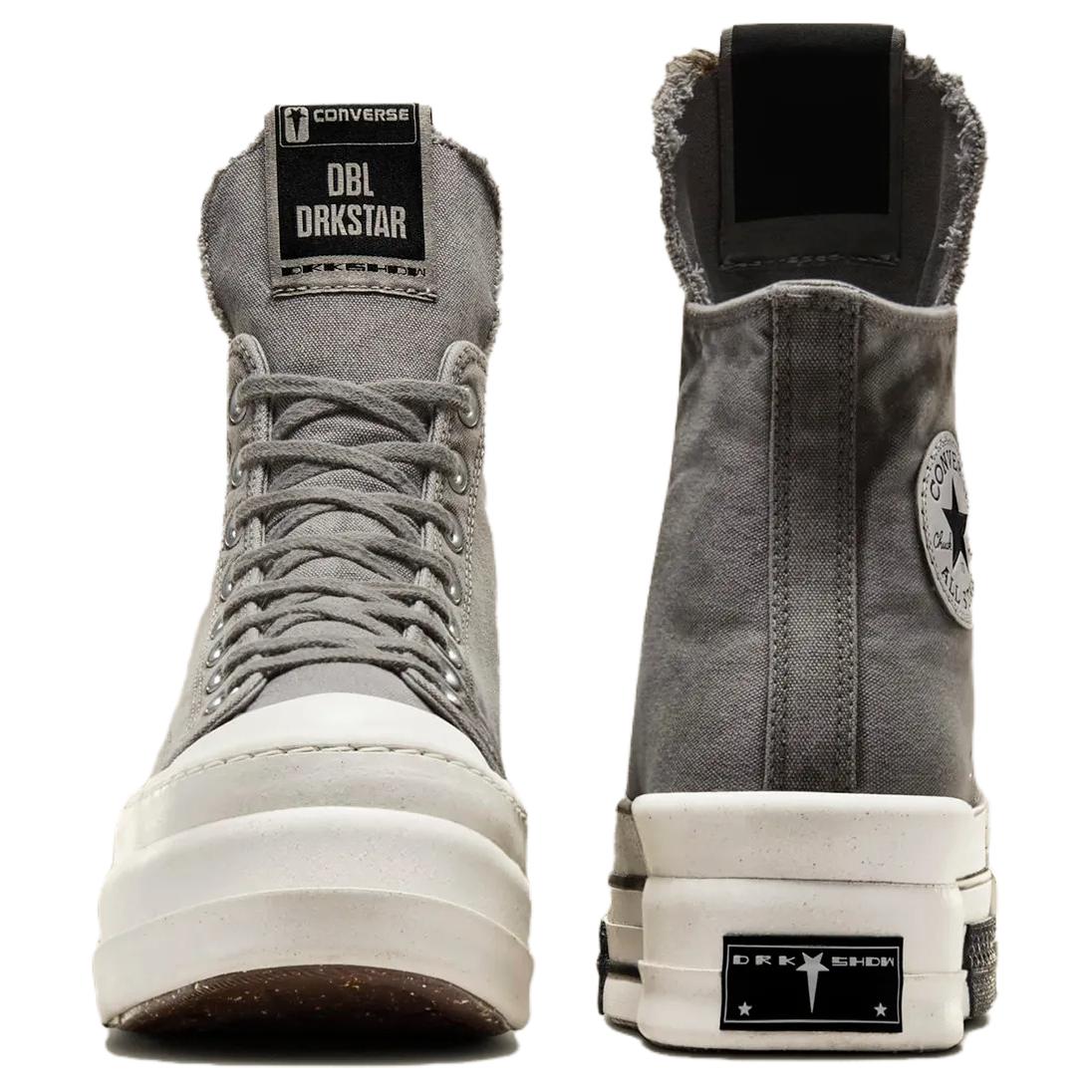 Converse x DRKSHDW DBL DRKSTR OVERDYE Chuck 70 High Top 'Grey White' A06755C