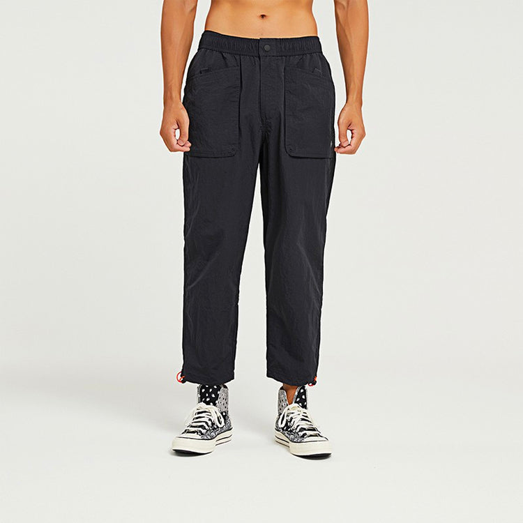 Converse Nylon Pocket Pants Asia Sizing 'Black' 10023166-A03