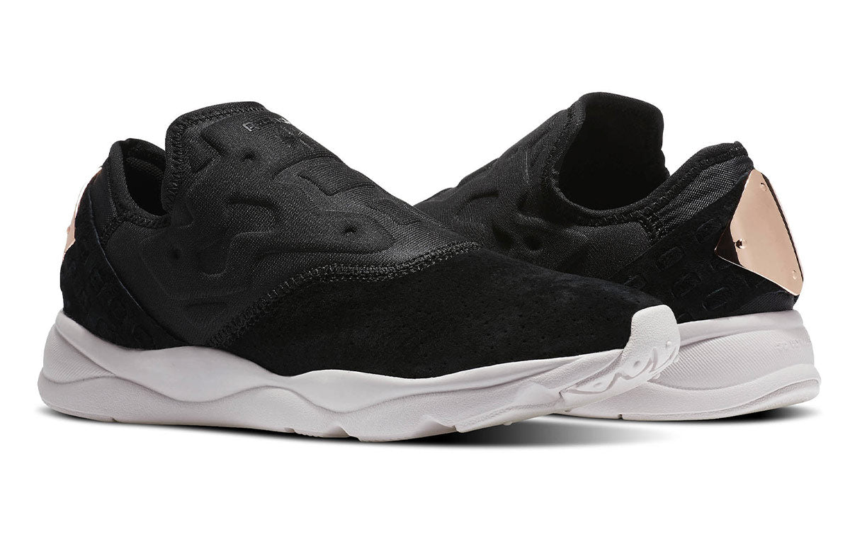 (WMNS) Reebok Furylite Slip On FBT 'Black' BS6413