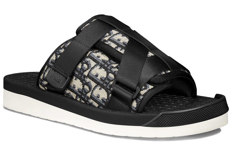 DIOR Alpha Oblique Slippers Black 3SA081YXV_H961