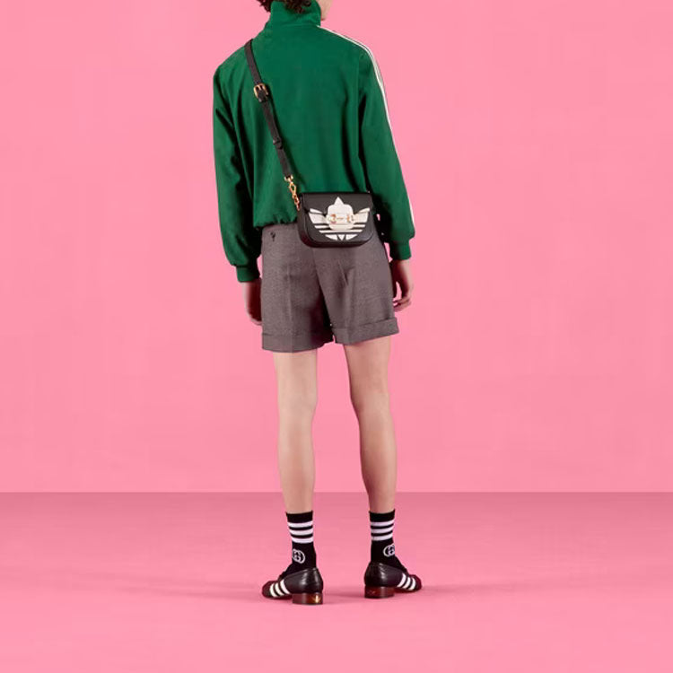 Gucci x adidas GG Trefoil Jacquard Jacket 'Green' 705756-ZAI22-3229