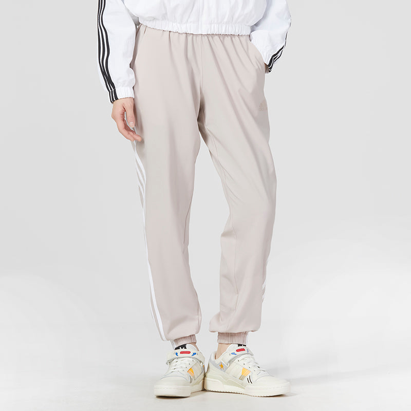 (WMNS) adidas Trainicons 3-Stripes Woven Pants 'Beige' HZ7283