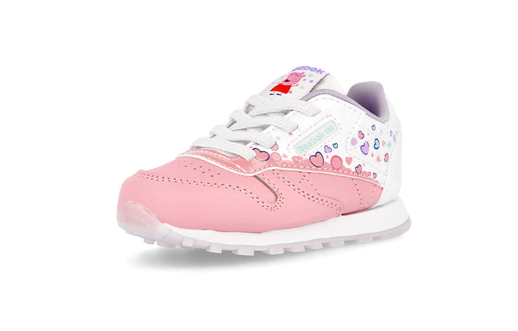 (TD) Reebok Peppa Pig x Classic Leather 'Bubbles and Hearts' GZ6485