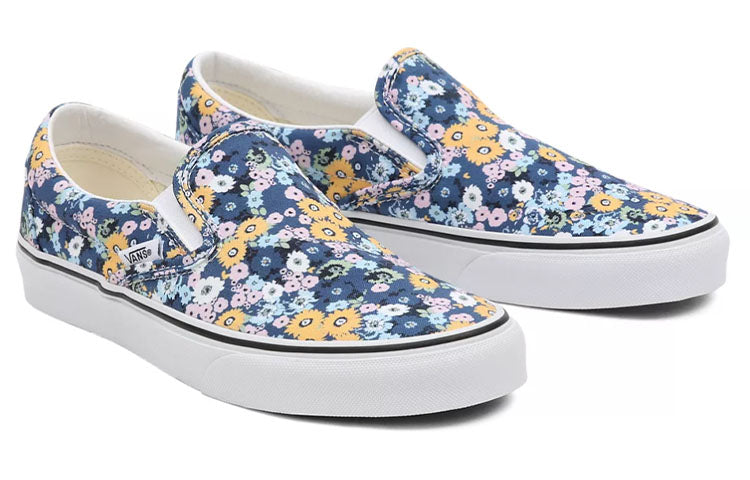 Vans Floral Classic Slip-On 'Blue Yellow' VN000XG8AS2