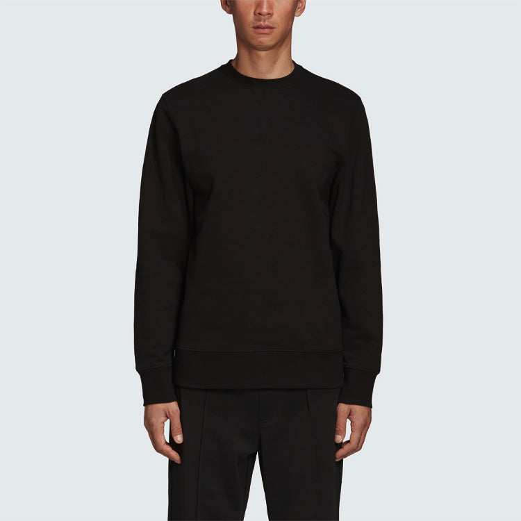 adidas Y-3 SS21 Black Warrior Embroidered Round Neck Sweatshirts 'Black' FS3398