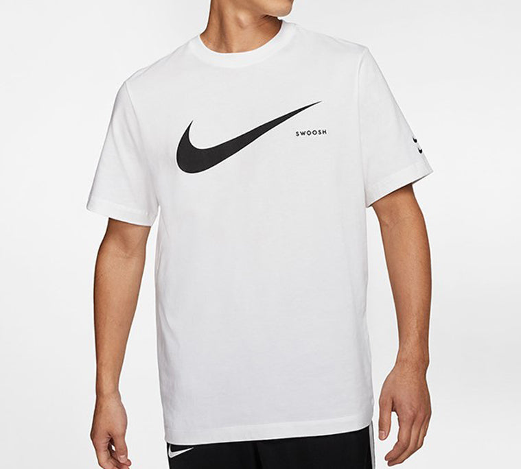 Nike Sportswear Swoosh Logo Cuff Short Sleeve White CK2253-100