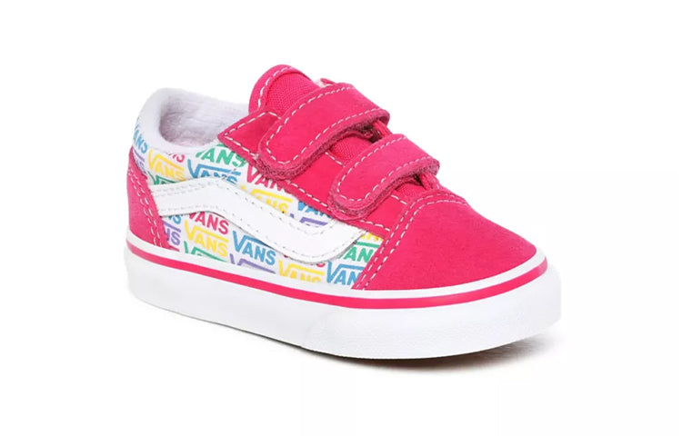 Vans Rainbow Vans Old Skool V Toddles/Infants Pink VN0A38JN0GW