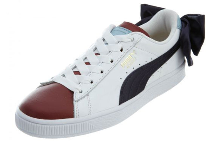 (WMNS) PUMA Basket Bow 'White Peacoat' 367733-01