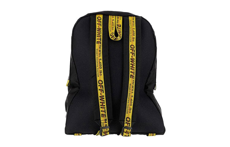 Men's Off-White Nylon Black Backpack OMNB0I9F20FAB0031001