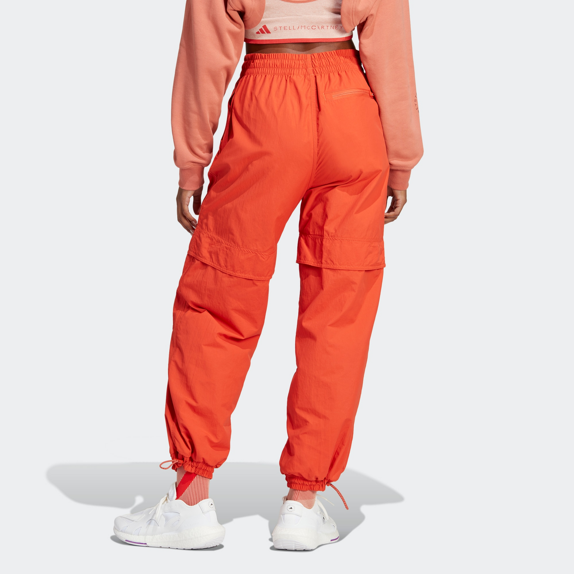 (WMNS) adidas by Stella McCartney TrueCasuals Woven Solid Track Pants 'Orange' HR9177