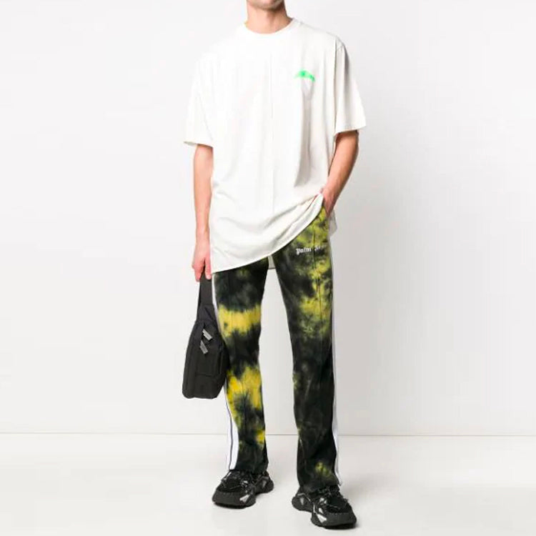 Men's HERON PRESTON Alphabet Short Sleeve White HMAA010S209140260140