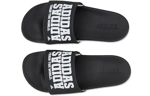 adidas Adilette Cloudfoam Plus Campus (W) 'Black White' BY2615