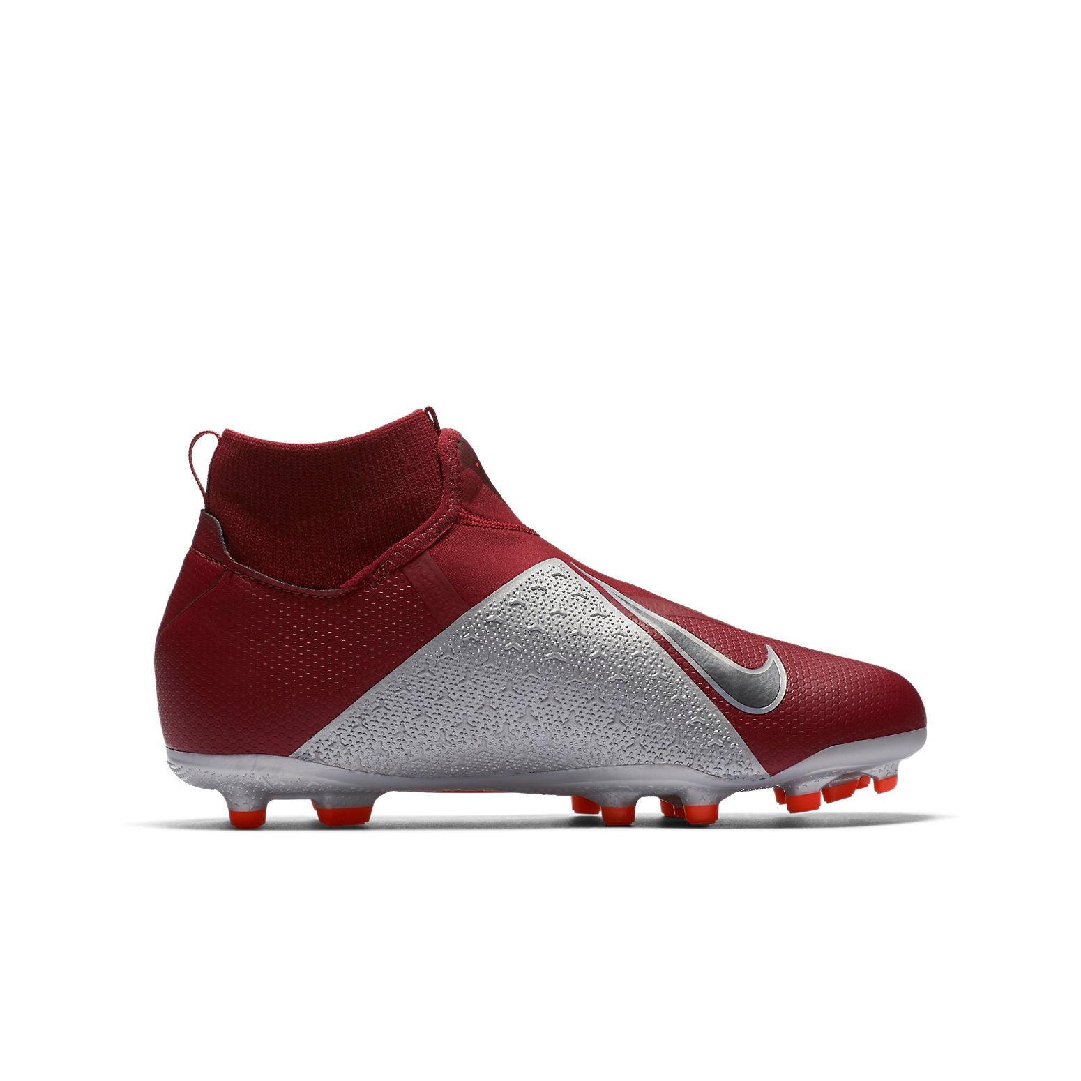 (GS) Nike Phntom VSN Academy DF FG MG 'Red Metallic Silver' AO3287-606