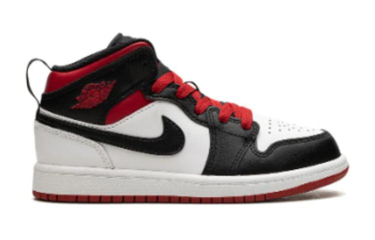 (PS) Air Jordan 1 Mid 'Gym Red Black Toe' DQ8424106