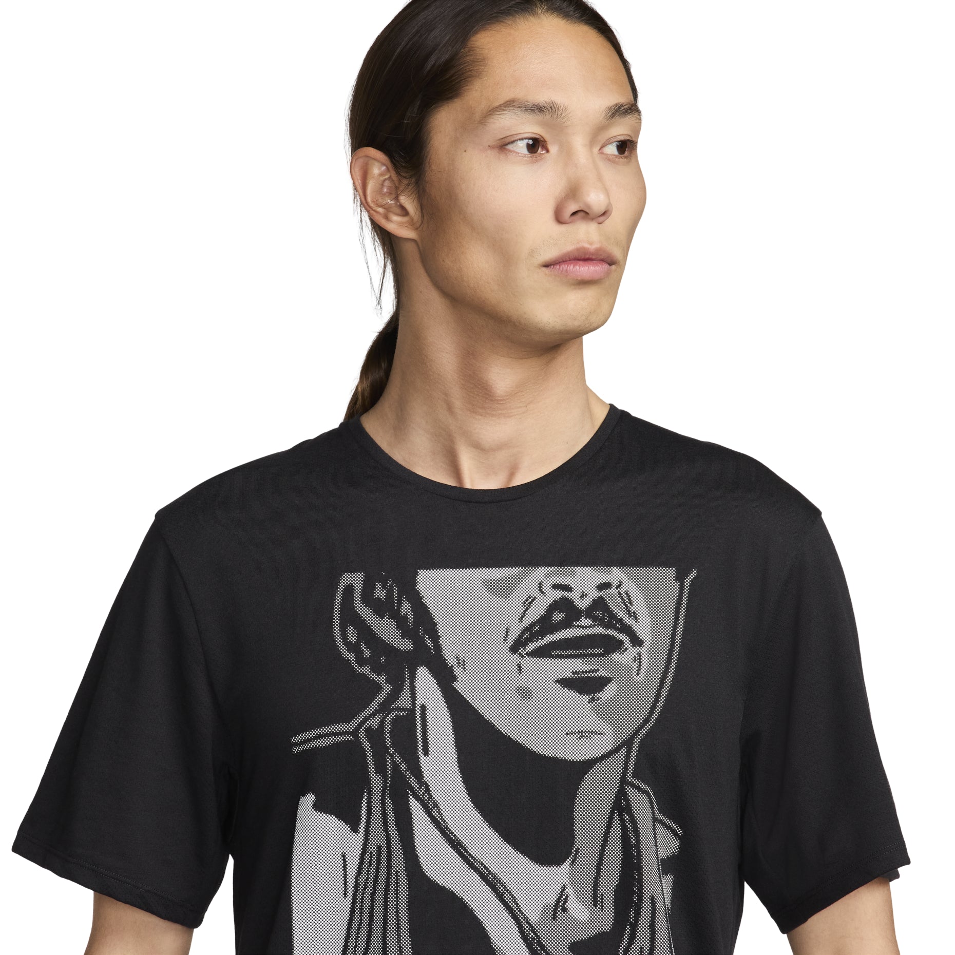 Nike Rise 365 Run Energy Running T-shirt Asia Sizing 'Black' FN3997-010