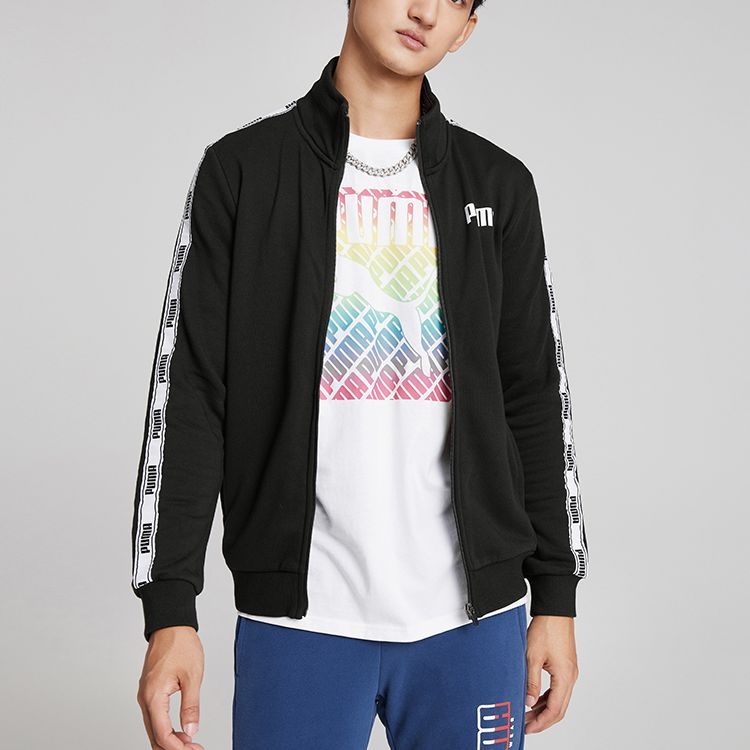 PUMA Full-Zip Jacket 'Black White' 587002-01