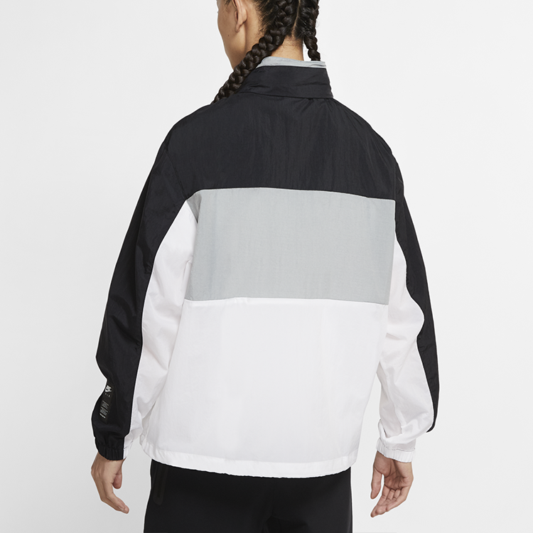 Nike Woven Hooded Jacket Men Black/White/Grey CJ4857-010