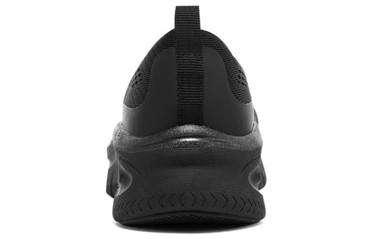 (WMNS) Skechers Modern Dlux Comfort Slip-On Sneaker 'Black White' 158579-BBK