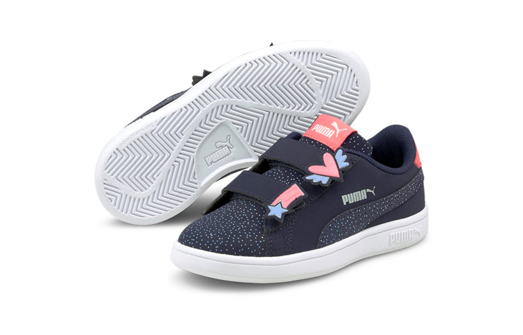 (PS) PUMA Smash v2 Unicorn Sneakers Navy 368790-02