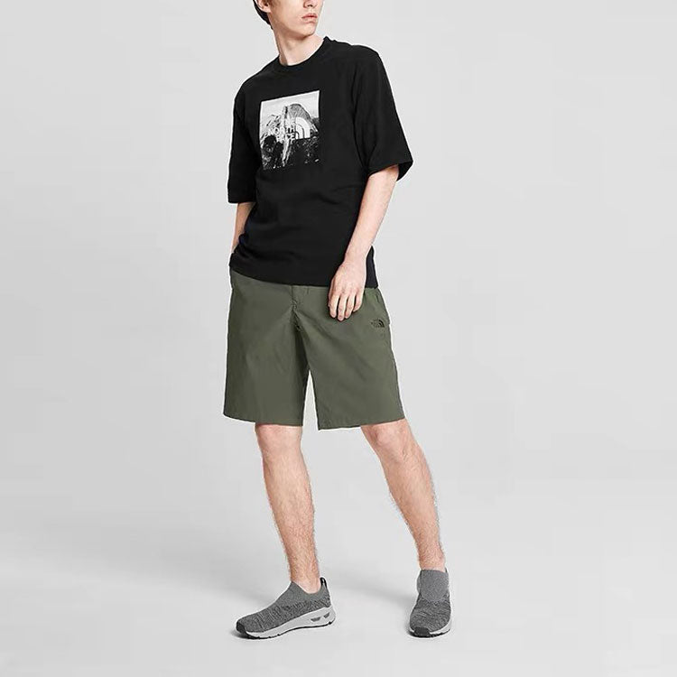 THE NORTH FACE Big Size Print Short Sleeve Black 499V-JK3