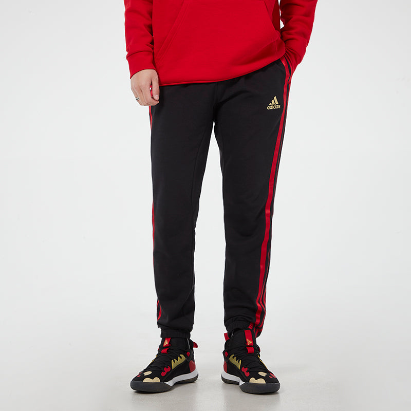 adidas Cny Spt Pant Knit Casual Long Pants Black GV0738