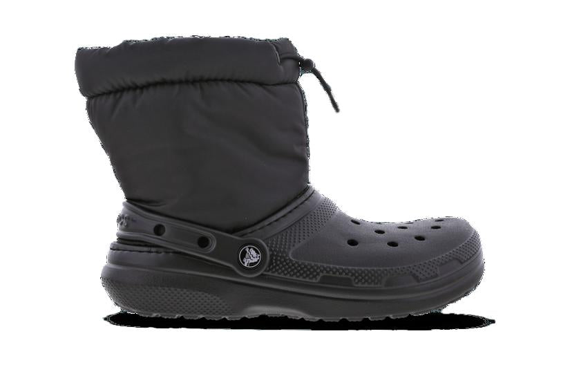 (GS) Crocs Classic Lined Neo Puff Boots 'Core Black' 207940-001
