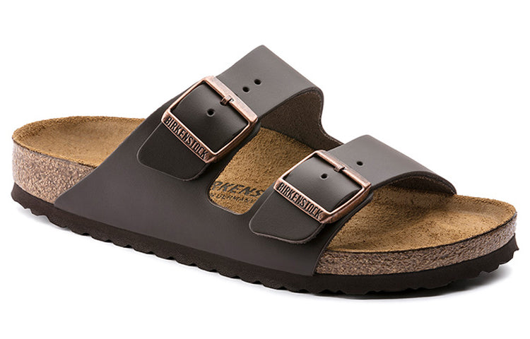 Birkenstock Arizona Natural Leather 'Dark Brown' 51101