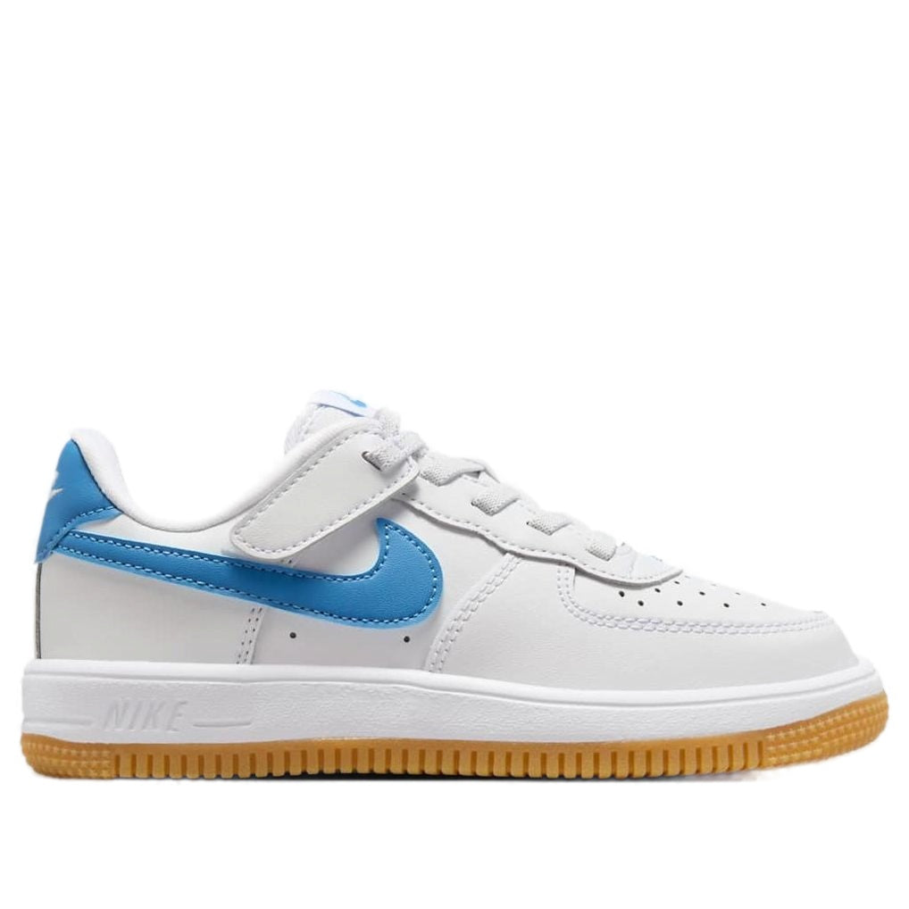 (PS) Nike Air Force 1 Low EasyOn 'White Gum Light Brown Blue Beyond' FN0237-115