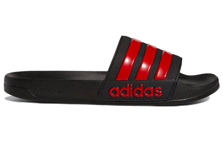 adidas Adilette Cloudfoam 'Black Scarlet' EG1884