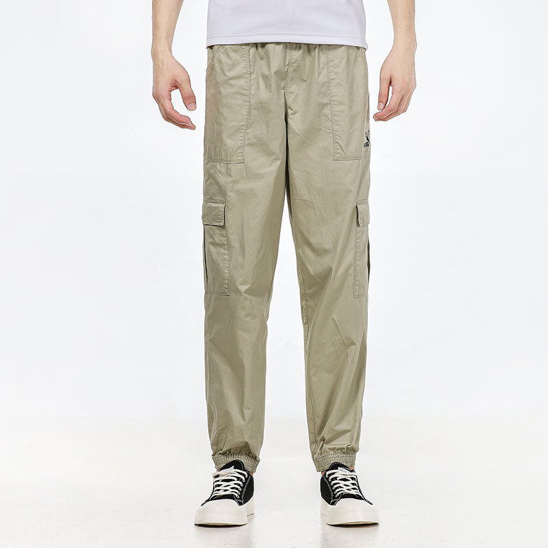 PUMA Woven Cargo Bundle Feet Casual Long Pants Creamy White 533101-42